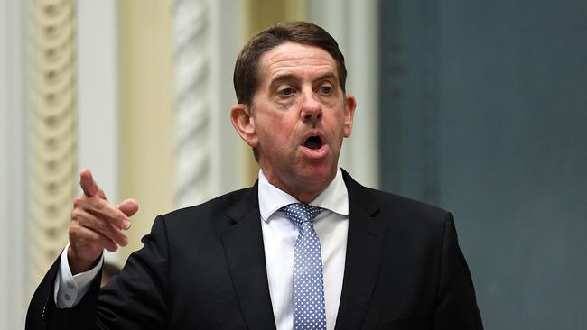 Queensland Treasurer Cameron Dick says NSW has no right to lecture the state on border closures. Picture: AAP Image/Dan Peled