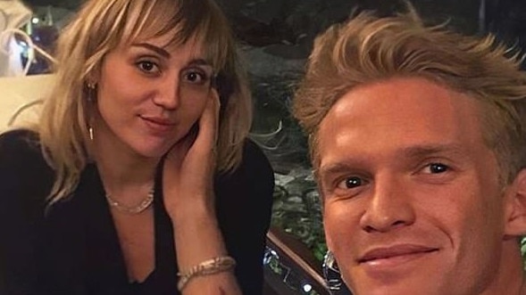 Cody Simpson and Miley Cyrus. Picture: Instagram