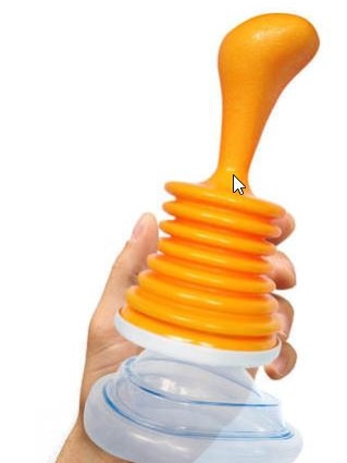 Anti-choking device called the LifeVac.