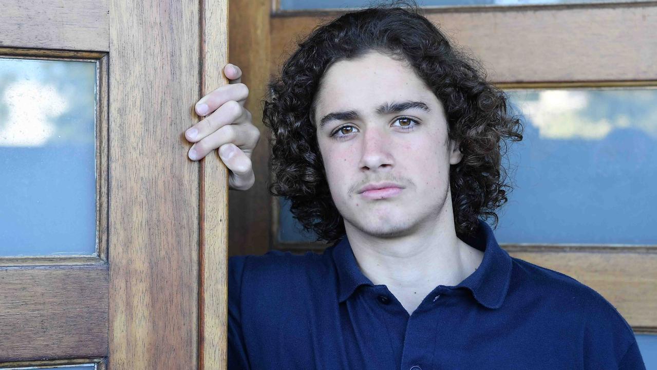 High school student Jacob Ashby was suspended for 10 days for urinating in a bush at rugby training. photo: Patrick Woods.