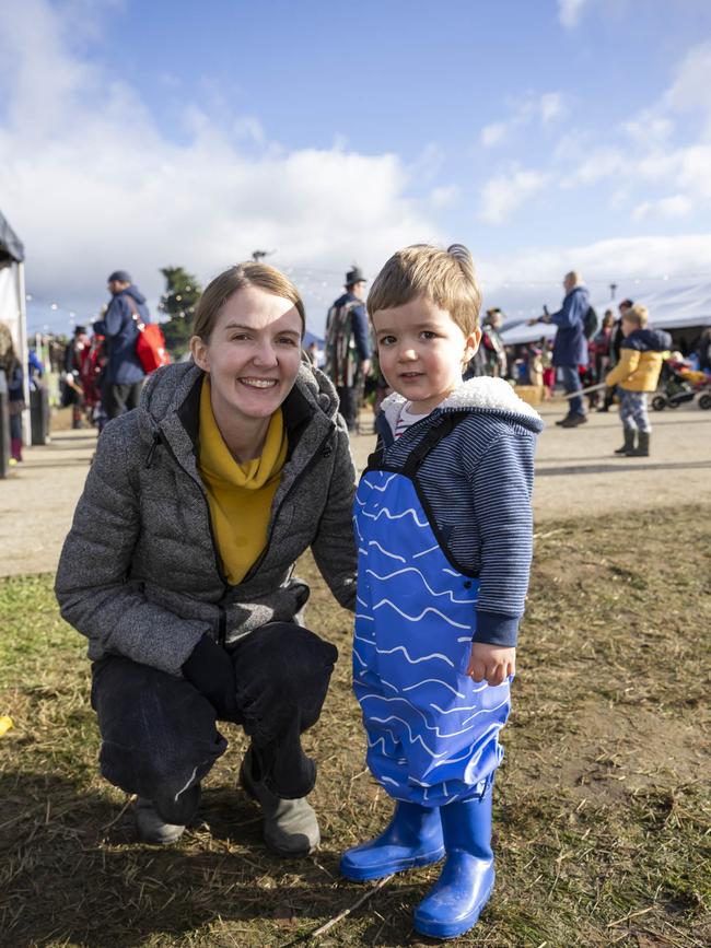 Kirby Westland and Leo Westland. Willie Smiths Mid-Winter Festival. Picture: Caroline Tan