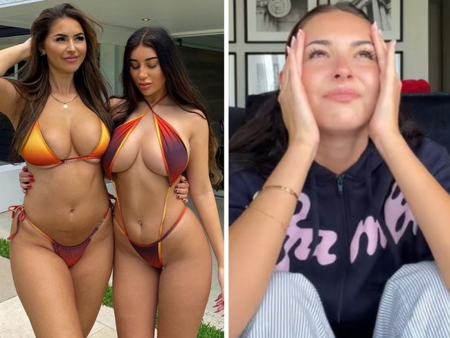 Anna Paul and Mikaela Testa feud. Picture: Supplied