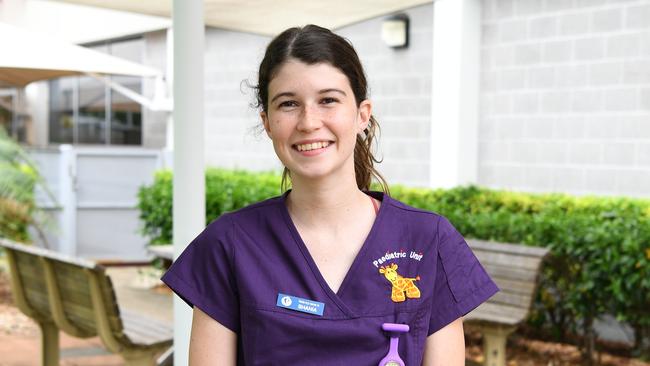 Nursing graduate Shania Duffy at the Rockhampton Hospital