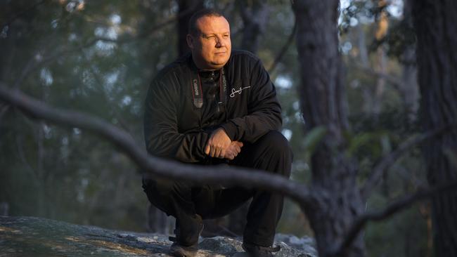 Macarthur Chronicle - Ricardo Lonza (39, pictured) is a wildlife lover and is being featured in the Chronicle regarding the work that he does in the local bushland. All photographs taken in bush off Nymboida Crescent, Ruse NSW Australia