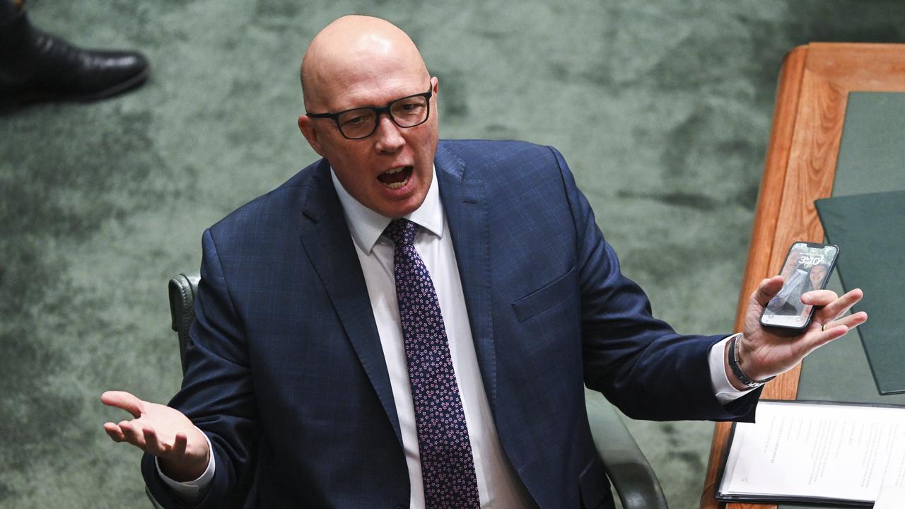 Opposition Leader Peter Dutton. Picture: Martin Ollman/NCA NewsWire