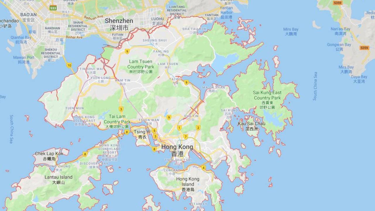 The White House is monitoring gathering Chinese forces at the 'border' of Hong Kong.