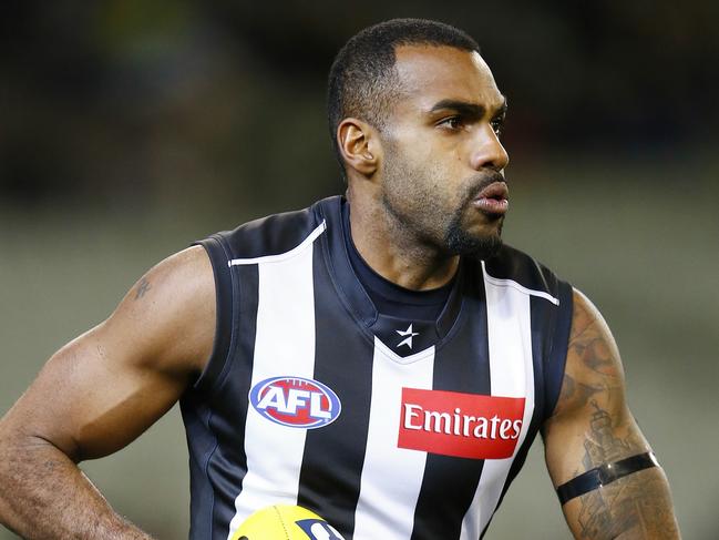 AFL Round 15 Collingwood v Carlton at the MCG. Heritier Lumumba  . Pic: Michael Klein. Sunday June 29, 2014.