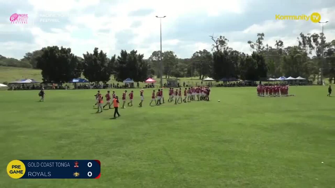 Replay: Gold Coast Tonga v Queensland Royals (U16 boys)—2024 Pacific Youth Rugby Festival Day 2