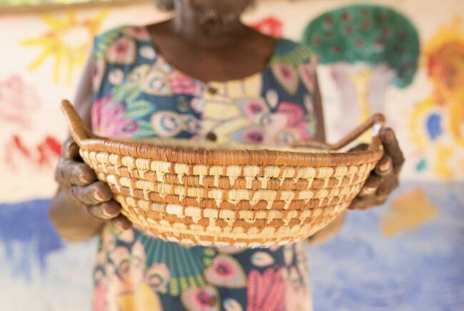 Basket from Numbulwar Numburindi Arts.