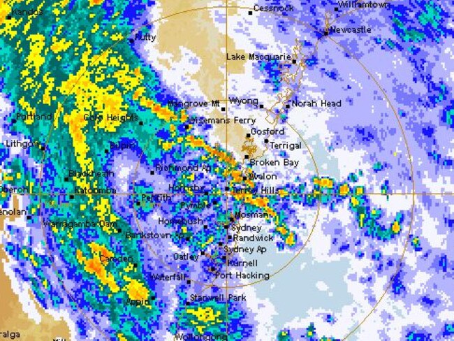 The remnants of Cyclone Debbie are about to hit Sydney. Picture: BoM