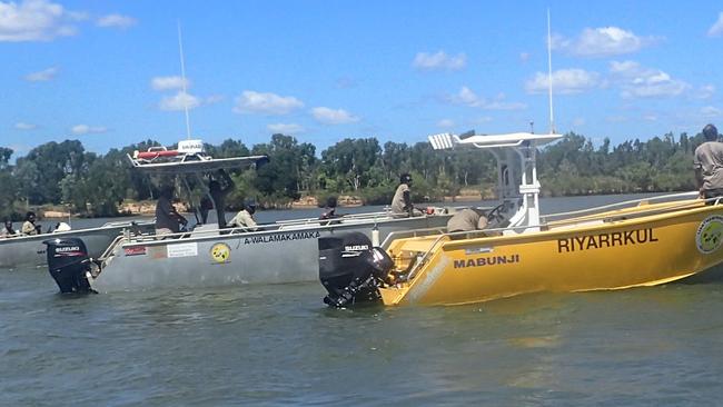 li-Anthawirriyarra Marine rangers at work in NT waters