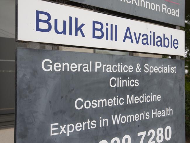 MELBOURNE,AUSTRALIA-NewsWire Photos 29 JANUARY, 2023. MEDICARE BULK BILLING . Doctors are warning Medicare is on life support after a fresh poll suggested one fifth of Australians have reported their GP has stopped bulk-billing.  Picture: NCA NewsWire / Valeriu Campan