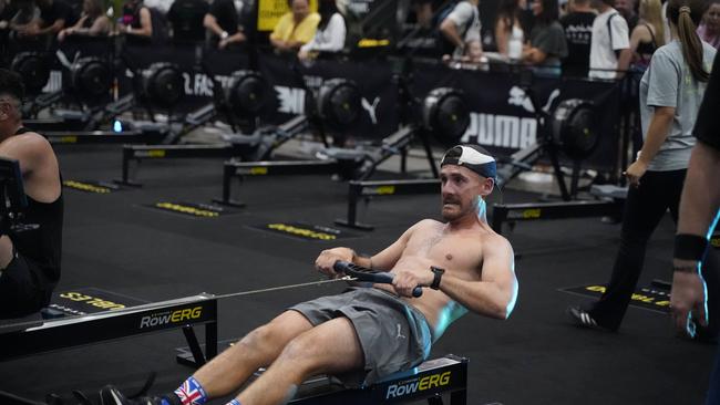 10000 athletes put their fitness to the test in a massive Hyrox competition this weekend (14-15 Dec) at Melbourne Exhibition and Convention Centre. Picture Valeriu Campan