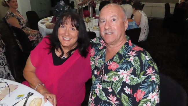 Christine and Leigh Herbert at the Hervey Bay RSL Melbourne Cup luncheon.