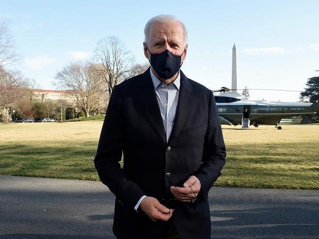 US President Joe Biden returns to the White House from Camp David. Picture: AFP