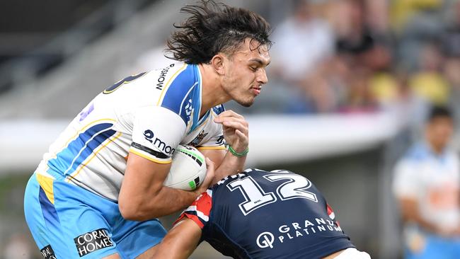 Tino Fa'asuamaleaui is hot property. Picture: NRL Photos