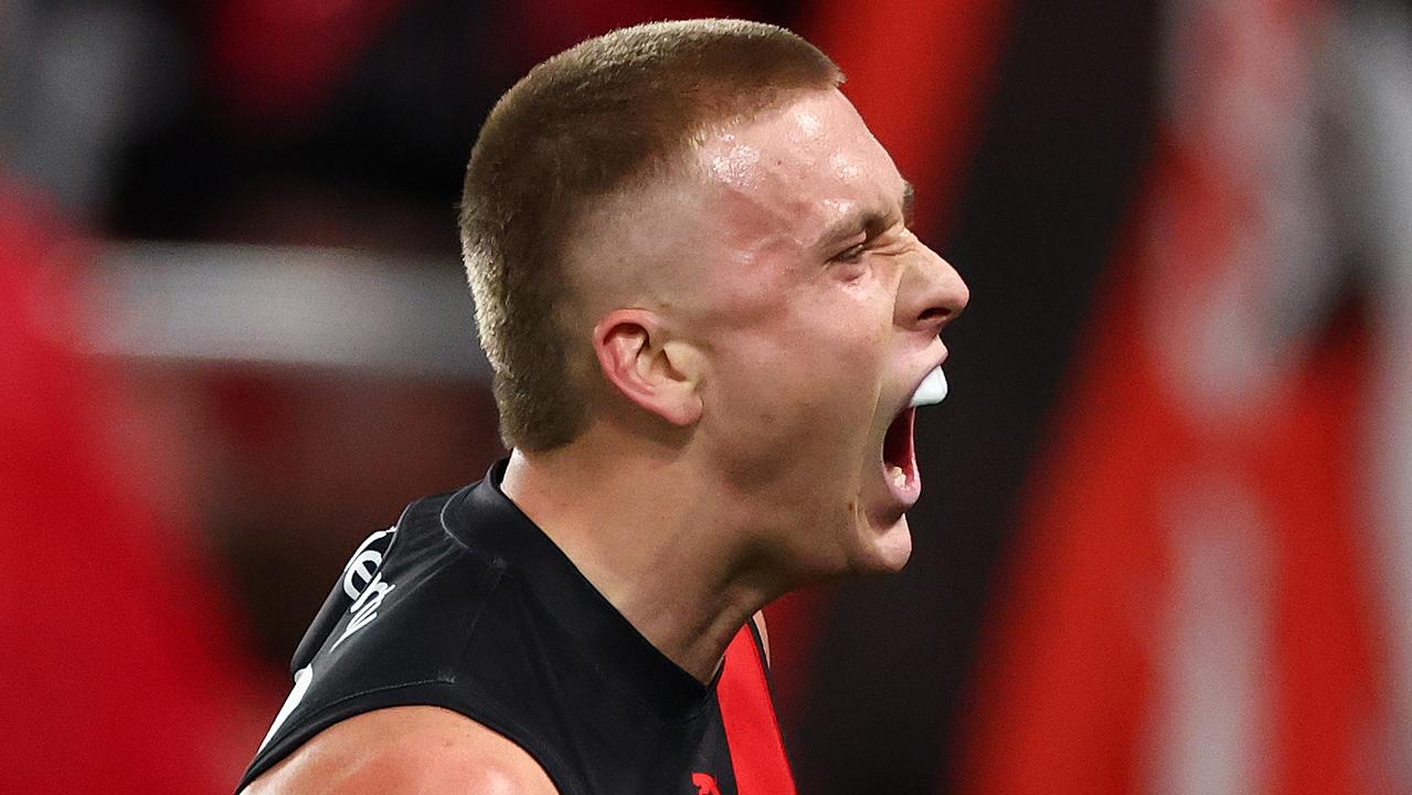 Bombers survive Roos after debutant’s brain fade