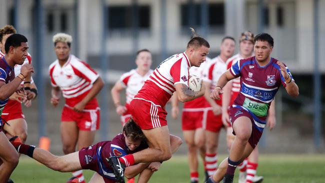 Langer Cup schoolboys rugby league match between Wavell SHS and Palm Beach Currumbin, Brisbane 5th of August 2020. (Image/Josh Woning)