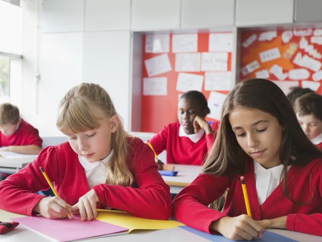 Generic school students, school kids, classroom, teacher Picture: Getty Images