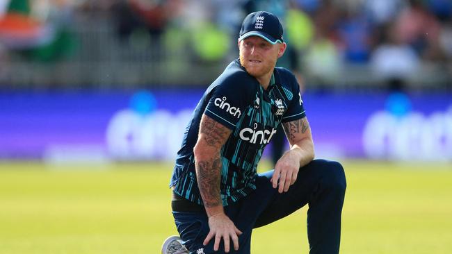 Ben Stokes played his last ODI on Tuesday. Photo by Lindsey Parnaby / AFP