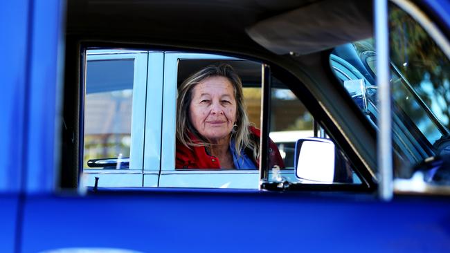 Mary Derewianka in her 1956 FJ. Picture: Angelo Velardo