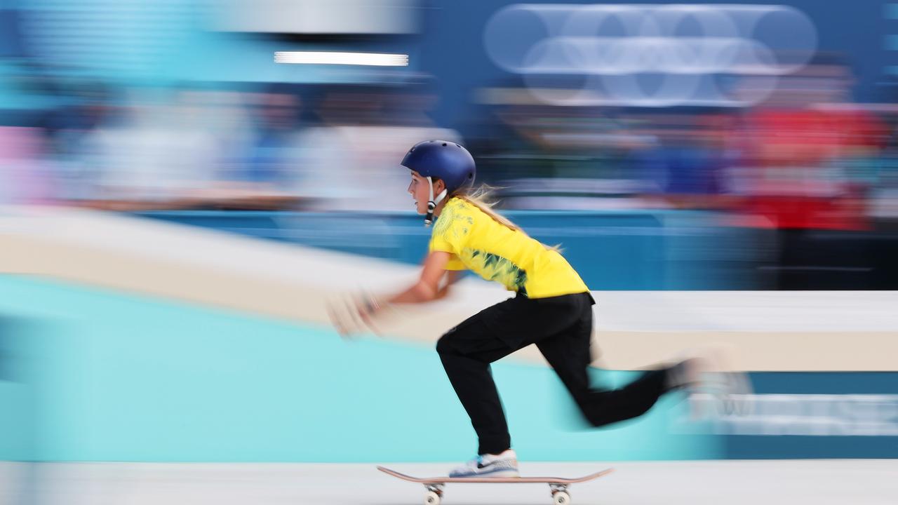 Chloe Covell in action during the final. Picture: Julian Finney/Getty Images