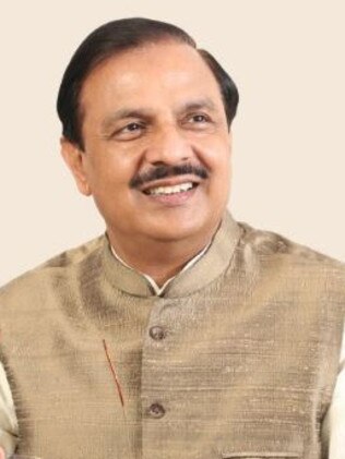 India’s tourism minister Mahesh Sharma. Picture: Twitter