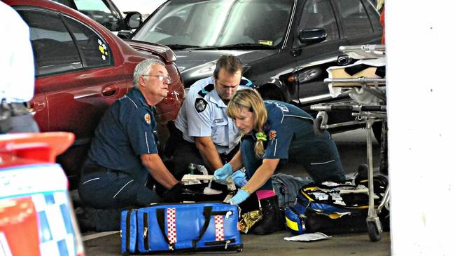 Year 10 James Nash High School student Jackson "Jaxson" Bradey 15, was walking alone near Goldfields Plaza, Gympieafter his last day of school in 2009 when the 16-year-old attacker stabbed him in the back with a bayonet.. Picture: Craig Warhurst