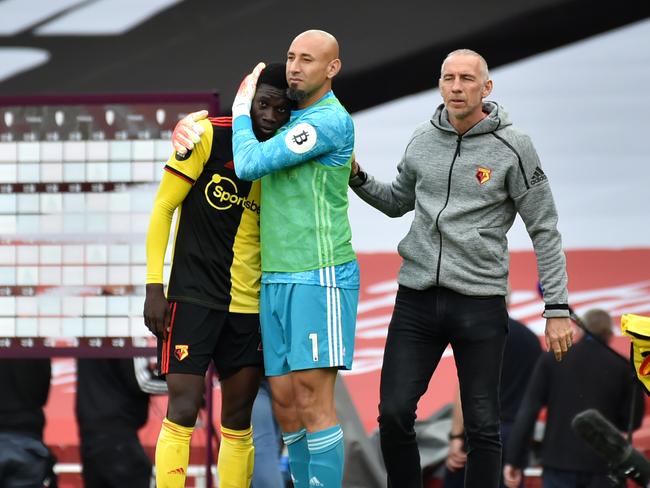 Watford players were shattered.