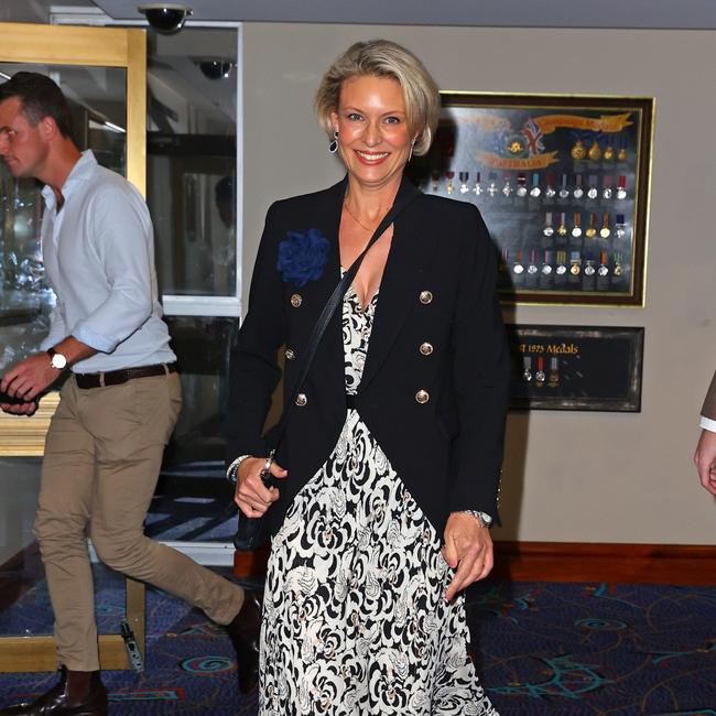 Katherine Deves arrives at the event. Picture: KHAPGG/Backgrid/news.com.au