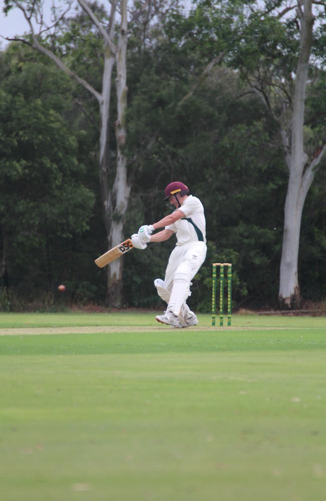 Roman Dunne. AIC First XI cricket between St Patrick’s College and Villanova College. Saturday February 10,2024.