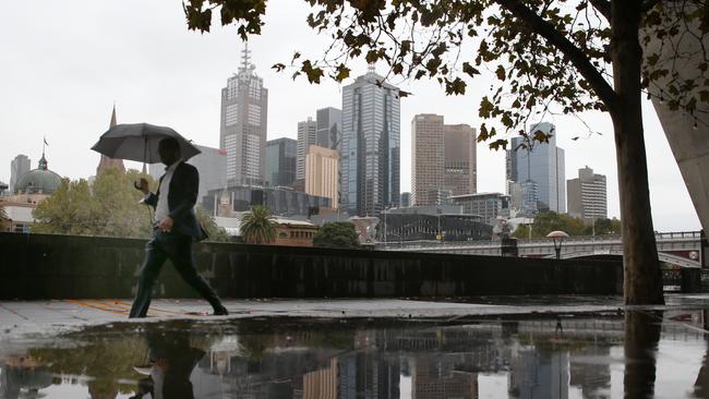 You’ll need your brolly today. Picture: David Crosling