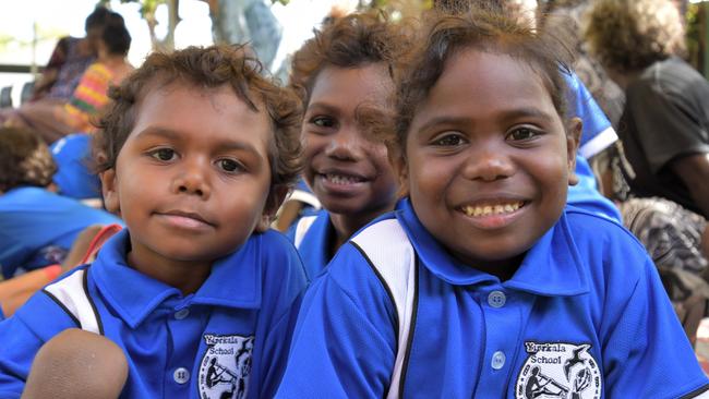 Yirrkala School celebrates its 50th anniversary of bilingual education. Picture: Sierra Haigh