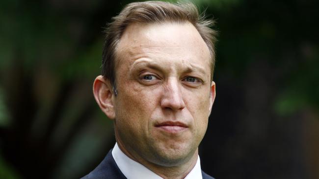 BRISBANE, AUSTRALIA - NewsWire Photos September 7, 2020: Queensland Deputy Premier Steven Miles speaks to the media during a press conference in Brisbane. Picture: NCA NewsWire/Tertius Pickard