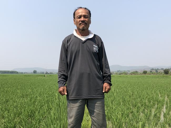 Thai farmer Chamras Lunma. Picture: Amanda Hodge