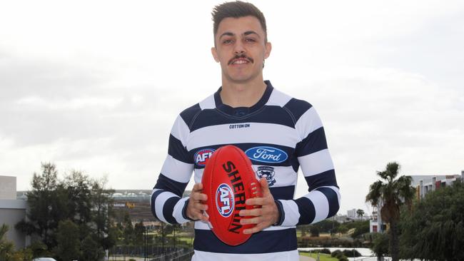 Geelong Cats forward Brad Close must have thought this AFL caper was pretty easy.