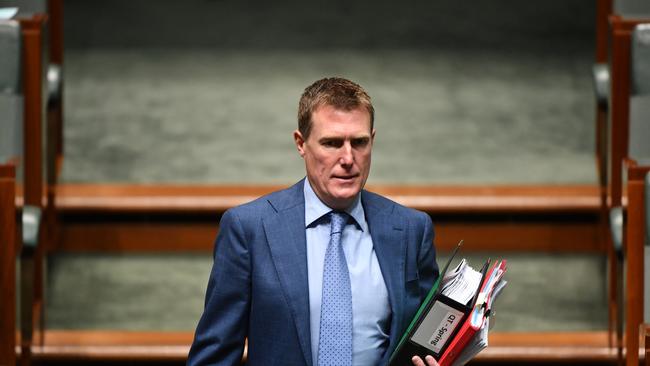 Attorney-General Christian Porter during Question Time in the House of Representatives at Parliament House in Canberra, Thursday, November 29, 2018. (AAP Image/Mick Tsikas) NO ARCHIVING