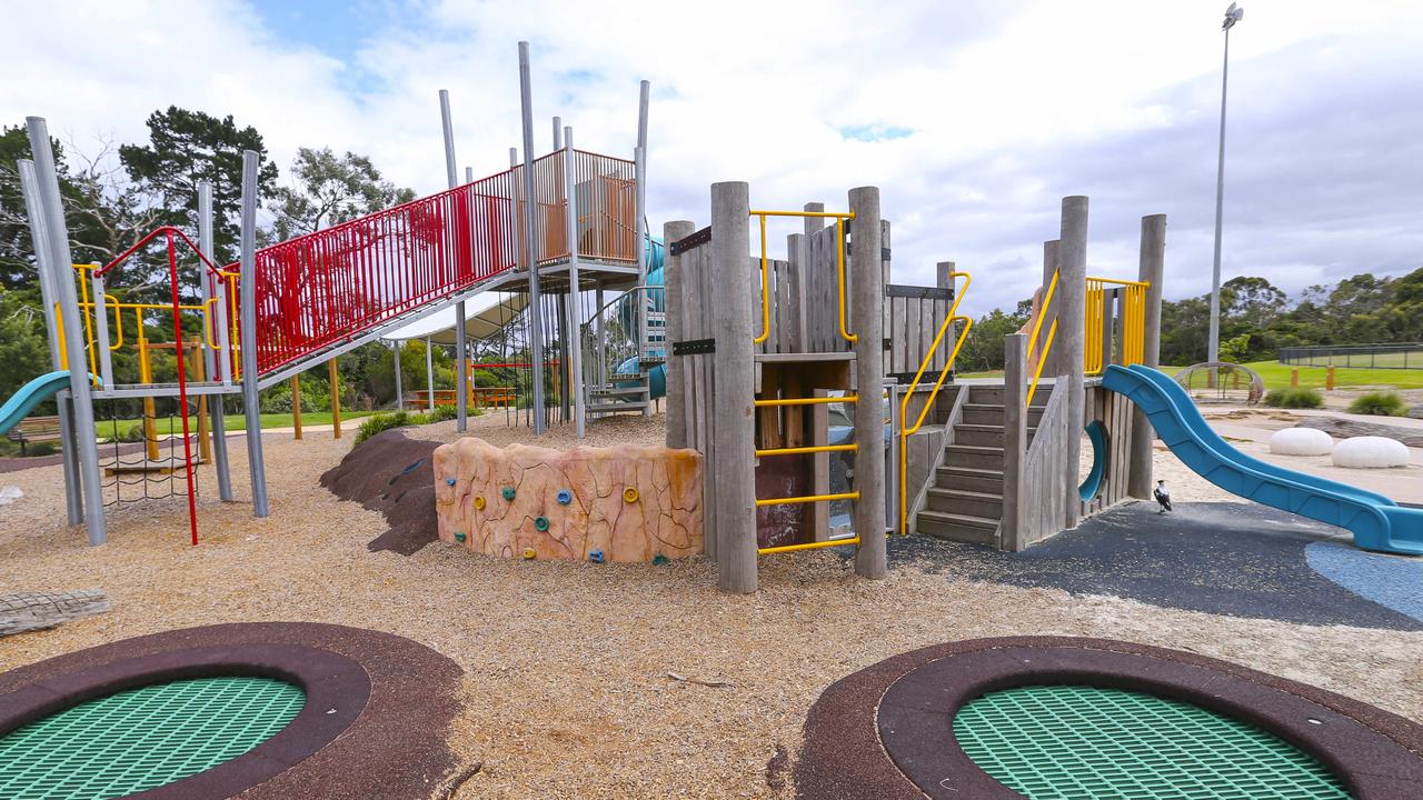 Jubilee Park Playground in Frankston has something for everyone. Picture: Wayne Taylor