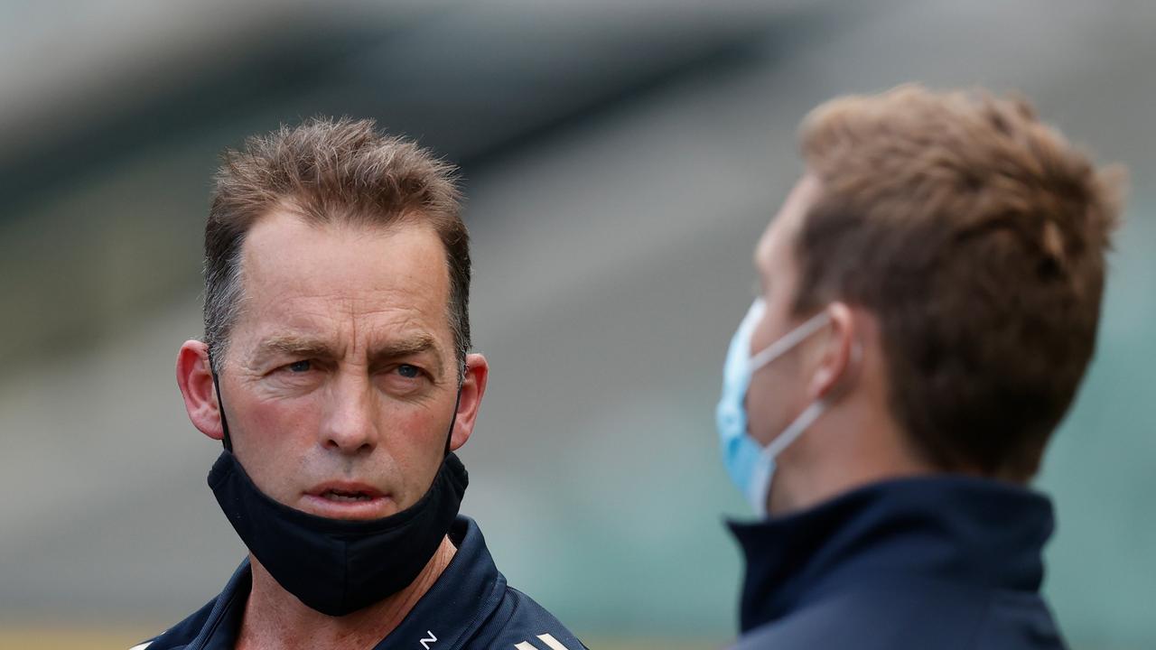 Sam Mitchell (right) will provide a new direction as he takes over from Alastair Clarkson.