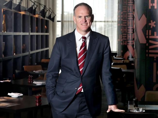 25/07/2017  Michael Miller, Executive Chairman of News Corp Australasia, after talking on the future of journalism at the Melbourne Press Club at Crown.Picture: David Geraghty