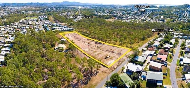 A partially completed development at 33 Bradford Rd will go to auction next month. Picture: Ray White