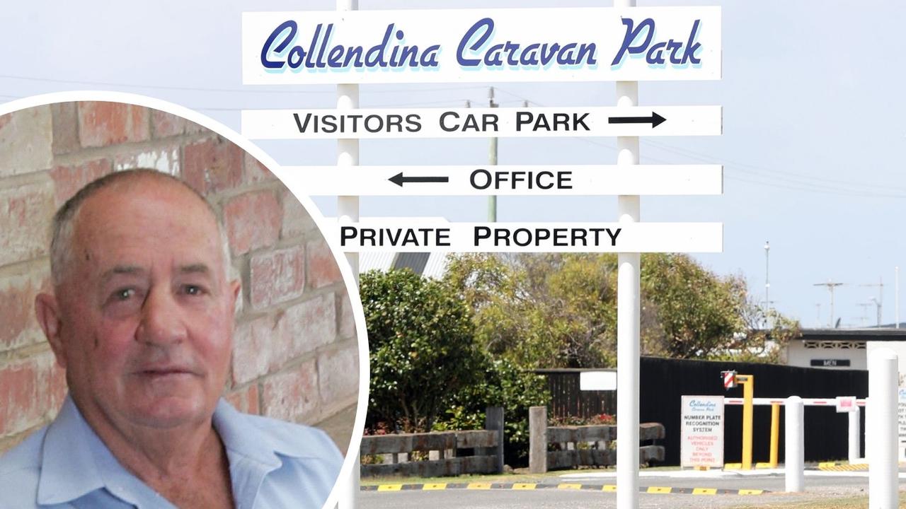 Collendina Caravan Park owner Bill Steains and wife Joan will see up after almost 40 years. Picture: Alan Barber