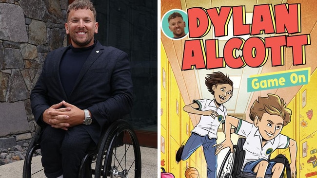 Dylan Alcott is launching a new series of books for kids. Picture: Supplied