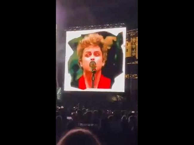 Green Day rushed off stage by security in the middle of concert