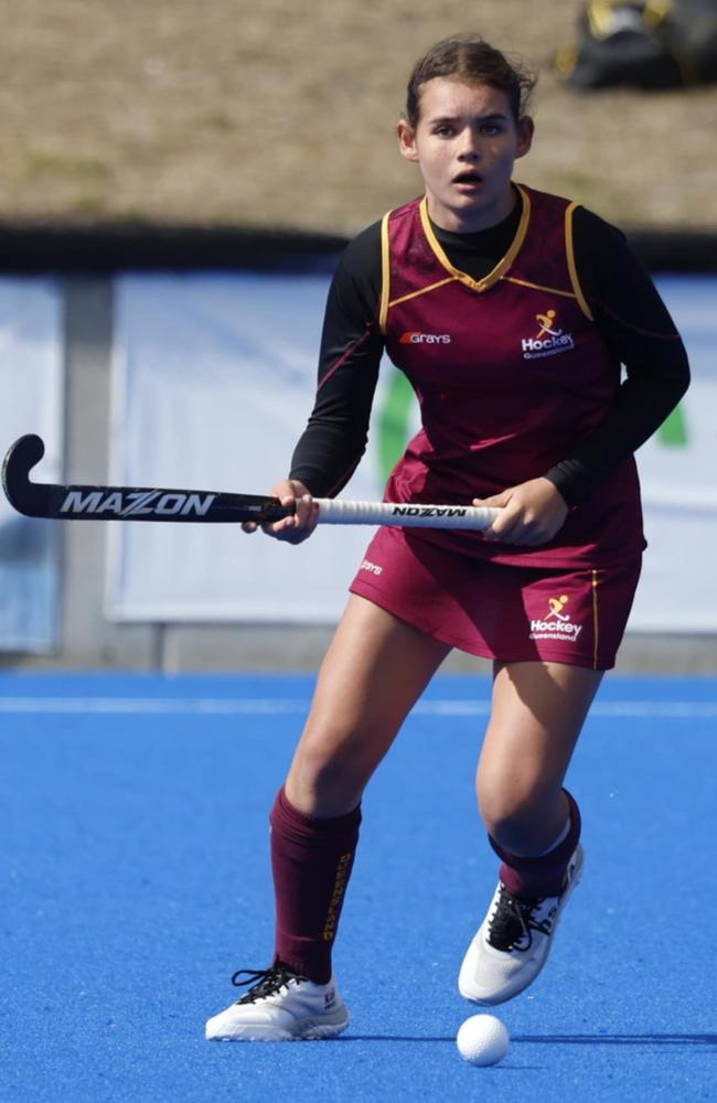 Sunshine Coast rising hockey talent Sarah Chilton.