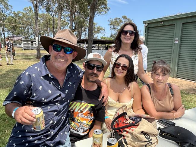 Racegoers at the Torbanlea Picnic Races.