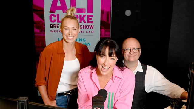 The show’s 2022 ratings were lower than expected. Erin Phillips (left), Ali Clarke (centre) and Eddie Bannon (right). Picture: Naomi Jellicoe