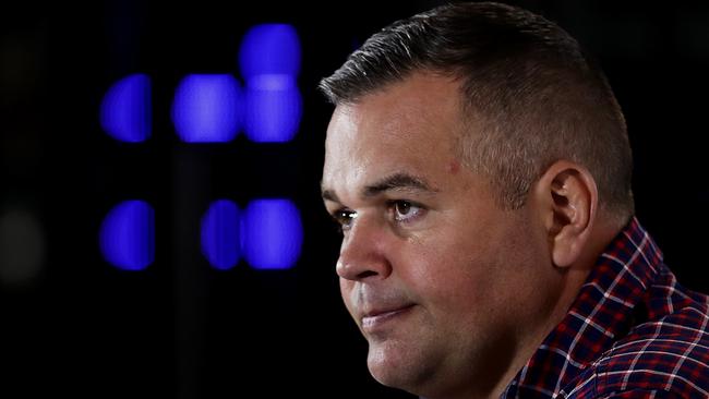 Broncos coach Anthony Seibold must win over his players or risk being torn down by them. Picture: Mark Metcalfe/Getty