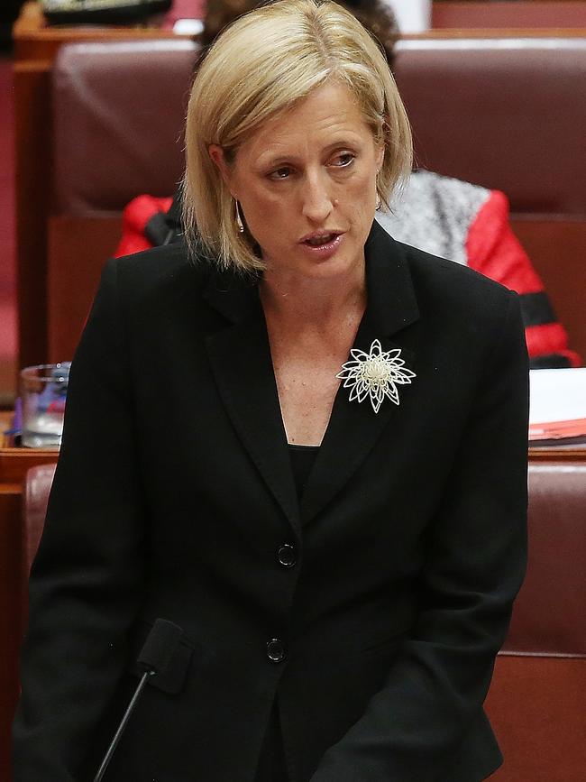 Katy Gallagher will return to the upper house. Picture: Kym Smith