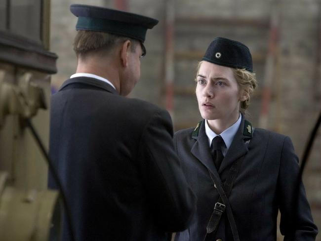 Actor Kate Winslet in a scene from the 2008 film <i>The Reader</i>.